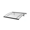 Arctom Auvent Et Marquise<Auvent LARA 150x83,5, couleur anthracite RAL7016, plaque incolore