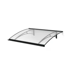 Arctom Auvent Et Marquise<Auvent LARA 150x83,5, couleur anthracite RAL7016, plaque incolore