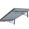 Arctom Auvent Mela 140x79, couleur anthracite RAL7016, plaque anthracite- Auvent Et Marquise