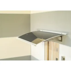 Arctom Auvent Et Marquise<Auvent Oris 150x89, couleur Blanc RAL9016, panneau sandwich AL E AL
