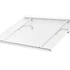 Arctom Auvent Otos 160x84, couleur anthracite RAL7016, plaque incolore PMMA- Auvent Et Marquise
