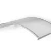 Arctom Auvent Et Marquise<Auvent Top 130x70, couleur blanc RAL9016, plaque incolore