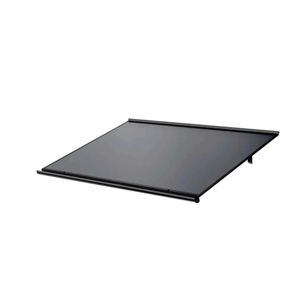 Arctom Auvent Et Marquise<Auvent Vilgo 150x83,5, couleur anthracite RAL7016, panneau sandwich ALPE AL