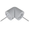 Alumin'home Articulation pour main courante aluminium gris clair- Accessoire D'Escalier