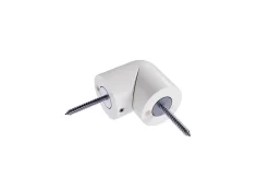 Alumin'home Accessoire D'Escalier<Articulation pour main courante aluminium blanc