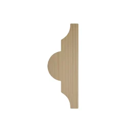 Moulure<Astragale pin coloris naturel 8,5 x 22 mm l.2,4 m