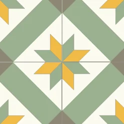 Floorilège Carrelage Sol Pour Cuisine|Carrelage Sol Effet Carreaux De Ciment<Authentiques carreaux de ciment - Modèle Véga VEG11 de - La boite de 14 carreaux soit 0,56 m²