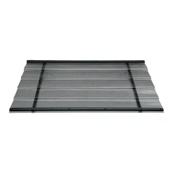 Starkedach Auvent à cadre en aluminium DIAMONDS Straight T-150 7016 avec revêtement monolithique en polycarbonate- Auvent Et Marquise