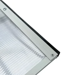 Starkedach Auvent Et Marquise<Auvent à cadre en aluminium Straight T-160 7035 avec revêtement en polycarbonate