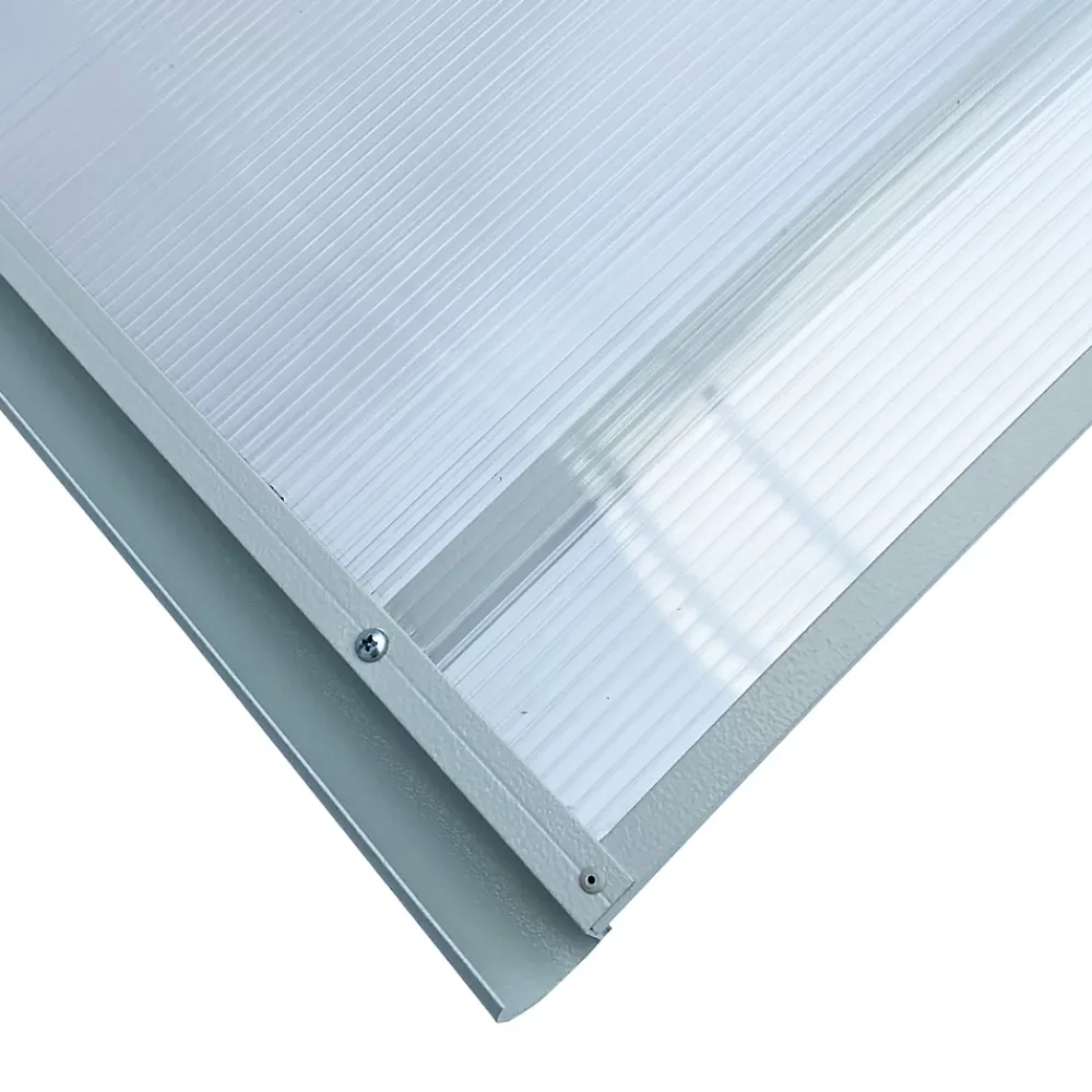 Starkedach Auvent Et Marquise<Auvent à cadre en aluminium RODEO R-150 7035 bombé avec revêtement en polycarbonate
