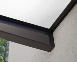 Palram - Canopia Auvent acrylique et alu Sophia 160 x 95 cm- Auvent Et Marquise