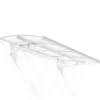 Canopia by Palram Auvent arrondi Bordeaux blanc l.223,5 x P.139 x H.33 cm- Auvent Et Marquise