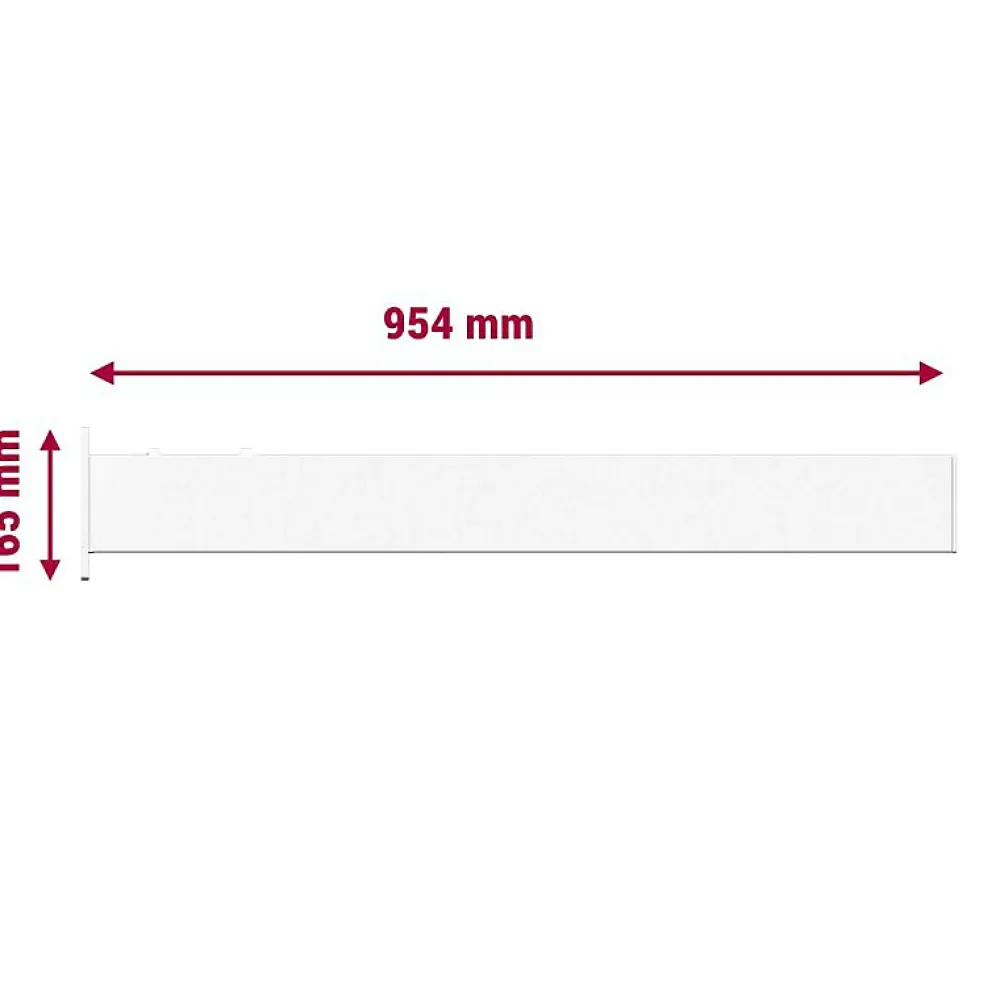 Telco Home Automation Auvent Et Marquise<Auvent Bioclimatique Fixe LANITRA (Blanc brillant - 2.00 x 0.954 m)