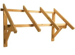 Burger Auvent Et Marquise<Auvent bois pour porte d'entrée Paraline 140 x 80 cm