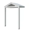 Skan Holz Auvent bois Sellin, 205 x 127 cm, épicéa, traitement coloré blanc- Auvent Et Marquise