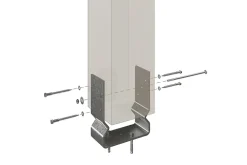 Skan Holz Auvent Et Marquise<Auvent bois Sellin, 205 x 127 cm, épicéa, traitement coloré gris ardoise