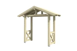 Skan Holz Auvent Et Marquise<Auvent bois Stralsund 4, 289x116cm, épicéa, non traité