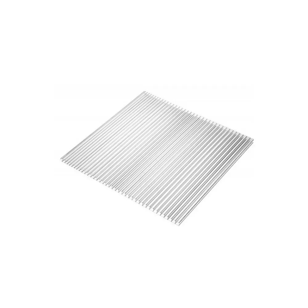 Artplast Auvent Et Marquise<Auvent de Porte d'Entrée 100 x 120 cm Transparente - Polycarbonate Alvéolé Marquise Extérieure Bras Polypropylène Art Plast