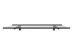 Vente-unique Auvent Et Marquise<Auvent de porte en aluminium L150 x l90 cm incliné - anthracite - DALEPO