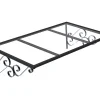 Vente-unique Auvent de porte en aluminium L140 x l80 cm incliné AMBAN- Auvent Et Marquise