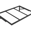 Vente-unique Auvent Et Marquise<Auvent de porte en aluminium et acier L120 x l80 cm incliné noir - PELARU