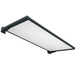 Telco Home Automation Auvent Isotoit Fixe NEBO (Gris Anthracite - 2.00 x 1.00 m)- Auvent Et Marquise