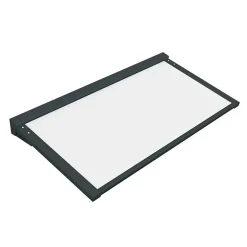 Telco Home Automation Auvent Isotoit Fixe NEBO (Gris Anthracite - 2.00 x 1.00 m)- Auvent Et Marquise