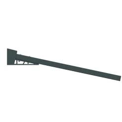 Telco Home Automation Auvent Isotoit Fixe NEBO (Gris Anthracite - 2.00 x 1.00 m)- Auvent Et Marquise