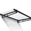 Canopia by Palram Auvent plat Bremen gris clair l.150 x P.93,5 x H.18,7 cm- Auvent Et Marquise