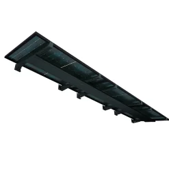 Telco Home Automation Auvent Et Marquise<Auvent solaire MAHINA pose indépendante Gris Anthracite - 3 panneaux