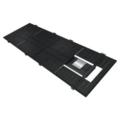 Intersun Auvent Et Marquise<Auvent solaire photovoltaïque TOPAZE indépendant 4 panneaux (Gris anthracite RAL 7016)