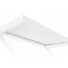 Canopia by Palram Auvent Sophia 95 x 215 cm Blanche - Translucide en Acrylique et aluminium- Auvent Et Marquise