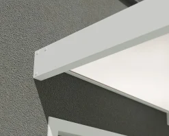 Canopia by Palram Auvent Et Marquise<Auvent Sophia 95 x 160 cm Blanche - Translucide en Acrylique et aluminium