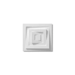 Decoflair Moulure Et Rosace De Plafond<B22 Rosace Polystyrène expansé 300 x 300 x 34 - 1 pièce