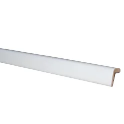 Moulure<Baguette d'angle arrondi en MDF blanc 34X34mm L.2,44m