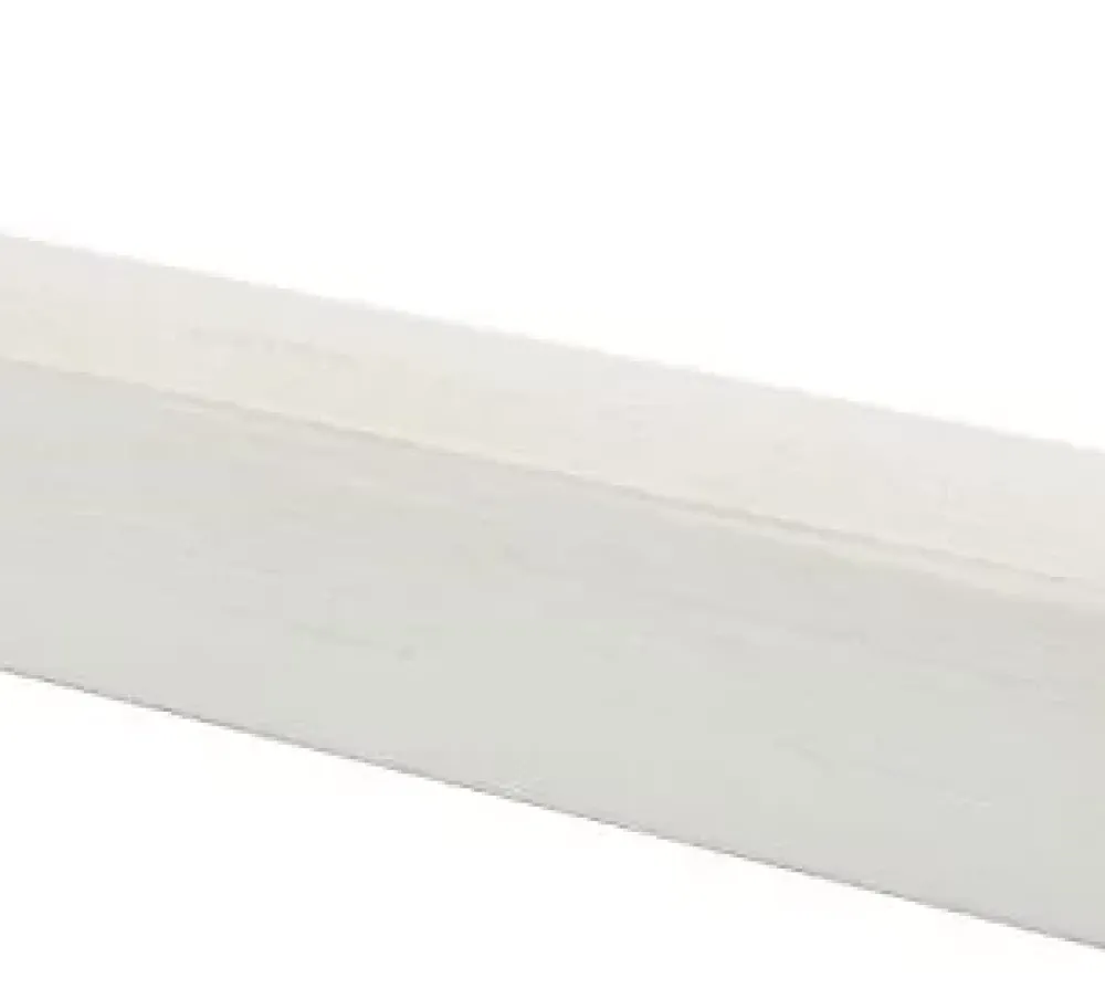 Baguette d'angle brossée blanc 250 x 27,5 cm- Lambris Mural