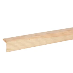 Moulure<Baguette d'angle rabotée pin 45 x 45 mm L.2,5 m