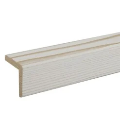 Lambris Mural<Baguette d'angle réssuyé blanc 250 x 27,5 cm