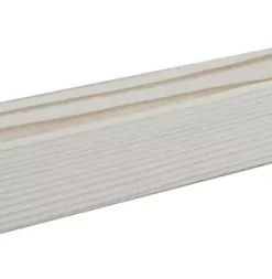 Lambris Mural<Baguette d'angle réssuyé blanc 250 x 27,5 cm