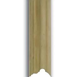 Diall Baguette decorative P1 en Ayous 14 x35mm L.2m- Moulure