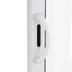 GoodHome Baie vitrée coulissante alu blanc - l.210 x h.215 cm - Uw 1,7- Baie Vitrée Coulissante