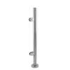 MonsterShop Balustrade en Acier extrémité 90cm de Hauteur- Garde-Corps, Balustrade