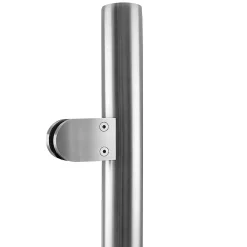MonsterShop Balustrade en Acier extrémité 90cm de Hauteur- Garde-Corps, Balustrade