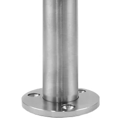 MonsterShop Balustrade en Acier extrémité 90cm de Hauteur- Garde-Corps, Balustrade