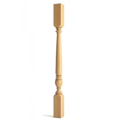 Decoparisienne Balustre Garde-corps Bois de Hêtre - 1000x50mm- Garde-Corps, Balustrade