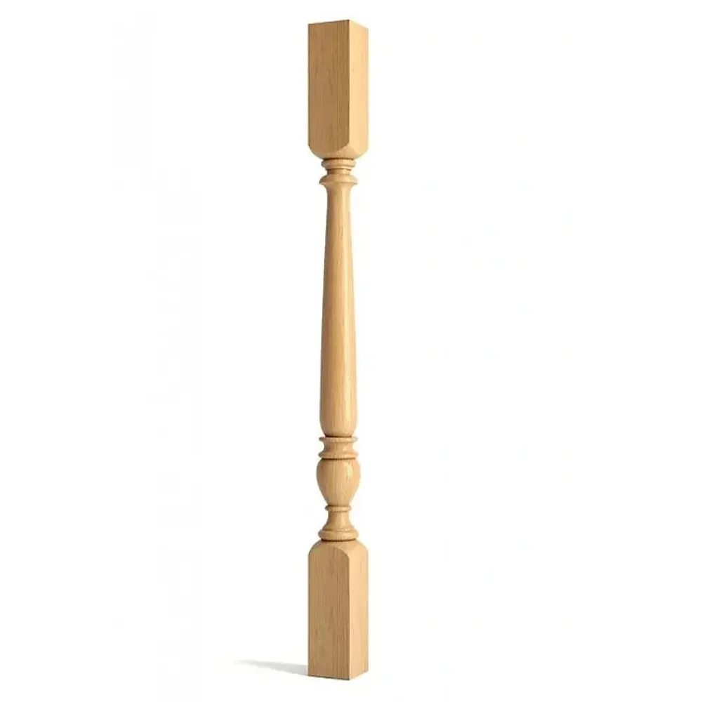 Decoparisienne Balustre Garde-corps Bois de Hêtre - 1000x50mm- Garde-Corps, Balustrade
