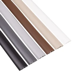 Quest Plinthe Pour Sol En Vinyle Et Pvc<Bande de câble en PVC 10x40mm, 2m Auto-Adhésive, cache-câble, semi-circulaire, bronze