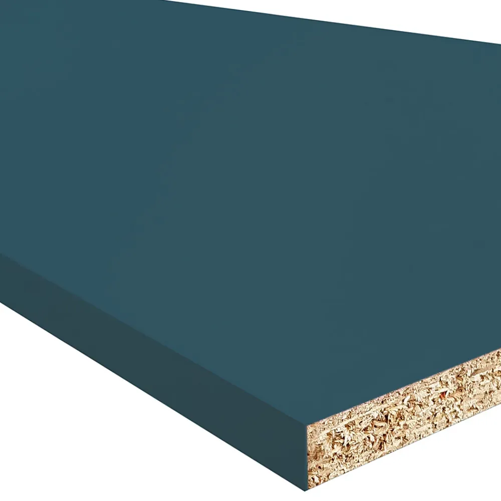 Bande de chant Ninna bleu abysse L6 M Ep 22 mm pour finition panneau et tablette- Panneau Décoratif En Bois|Panneau Bois, Osb, Mdf