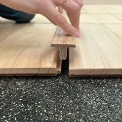 Deschaumes Barre De Seuil|Barre De Seuil<Barre de jonction Chêne l. 35mm Long. 2m Parquet Ep. 20mm Brut