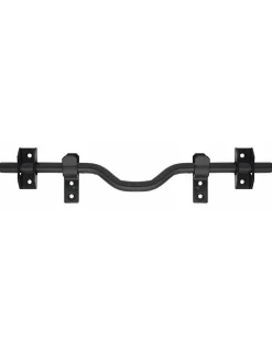 Thirard Barre de sécurité pour volet bois, acier, diamètre 18x410mm, zingué noir -- Volet Battant